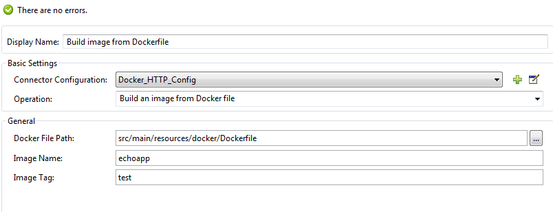 Docker-run-config